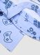 Light blue pure organic cotton hooded bathrobe_3