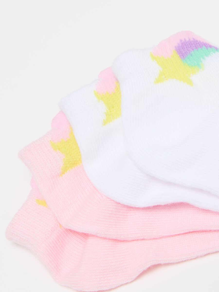 Three-pack shoe liners with shooting star design_2
