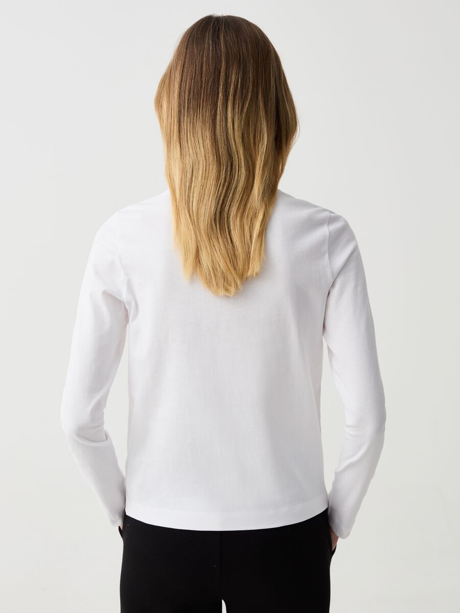 Essential cotton T-shirt with long sleeves_2