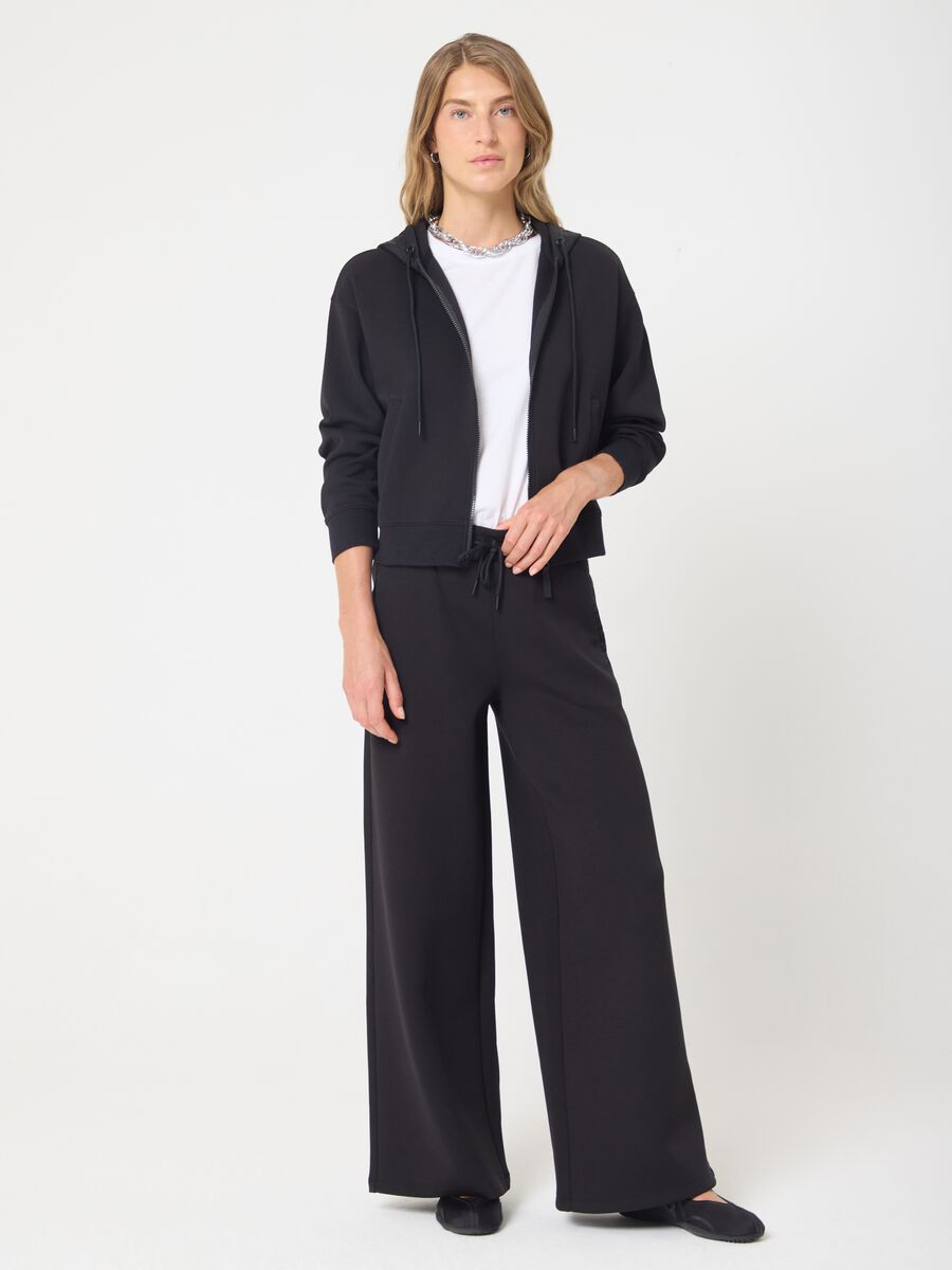 Wide Leg Joggers with Elastic Waist ALTAVIA STUDIO_0