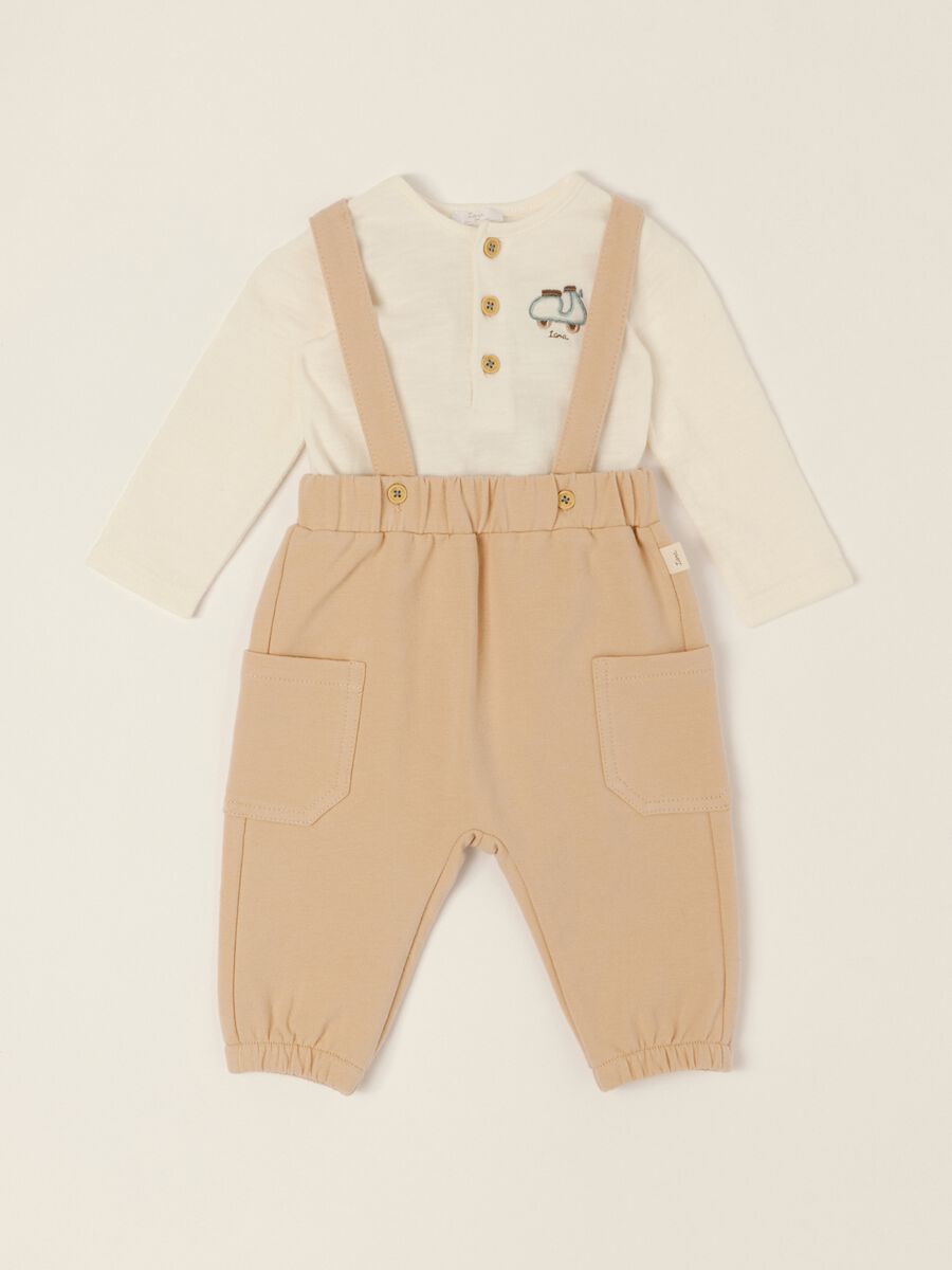 Embroidered pure cotton baby set_0