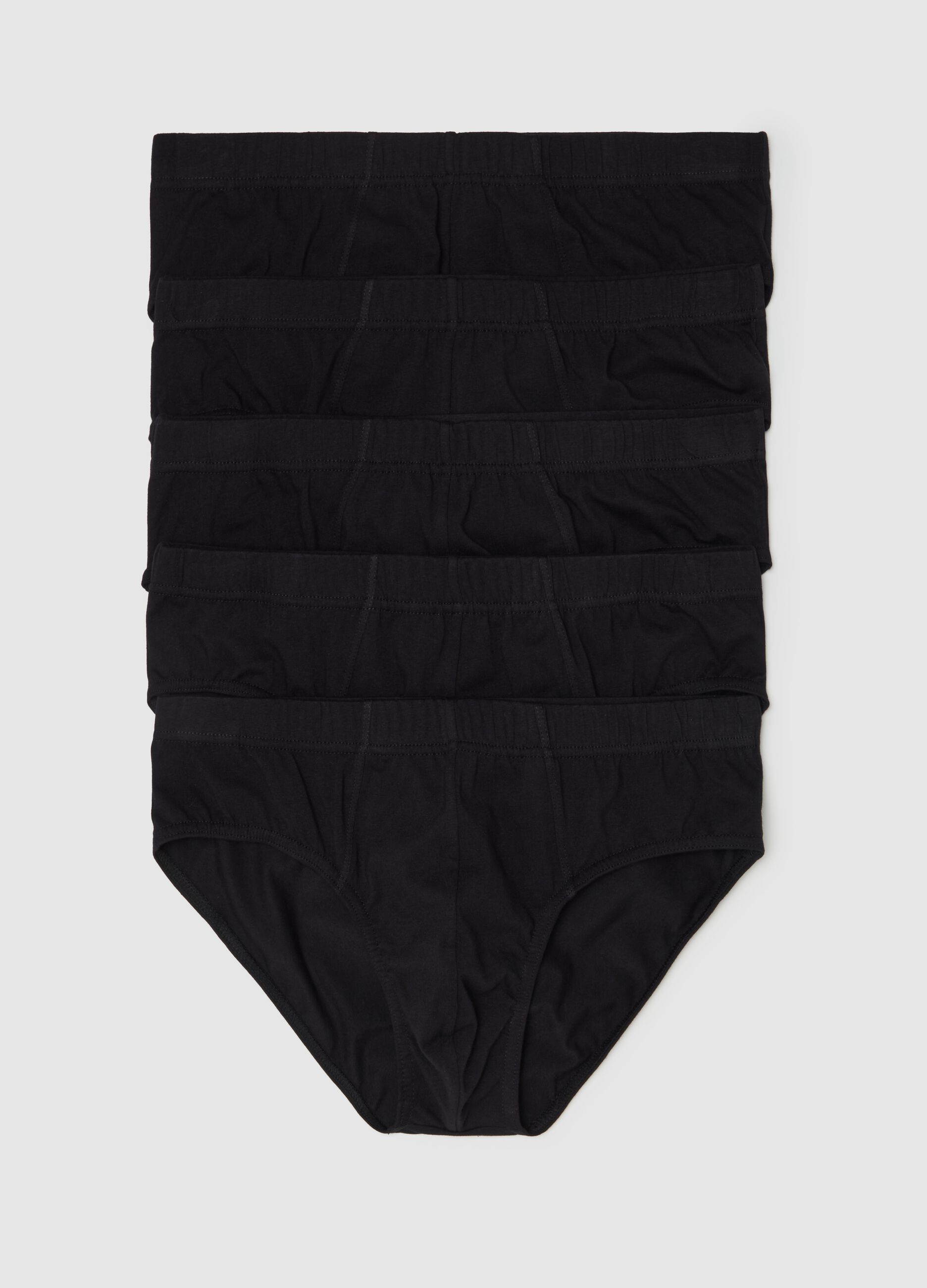 Set cinque slip in cotone bio