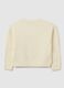 Girls' beige regular fit sweater_1