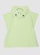 Green pure cotton baby beach poncho with hood_1