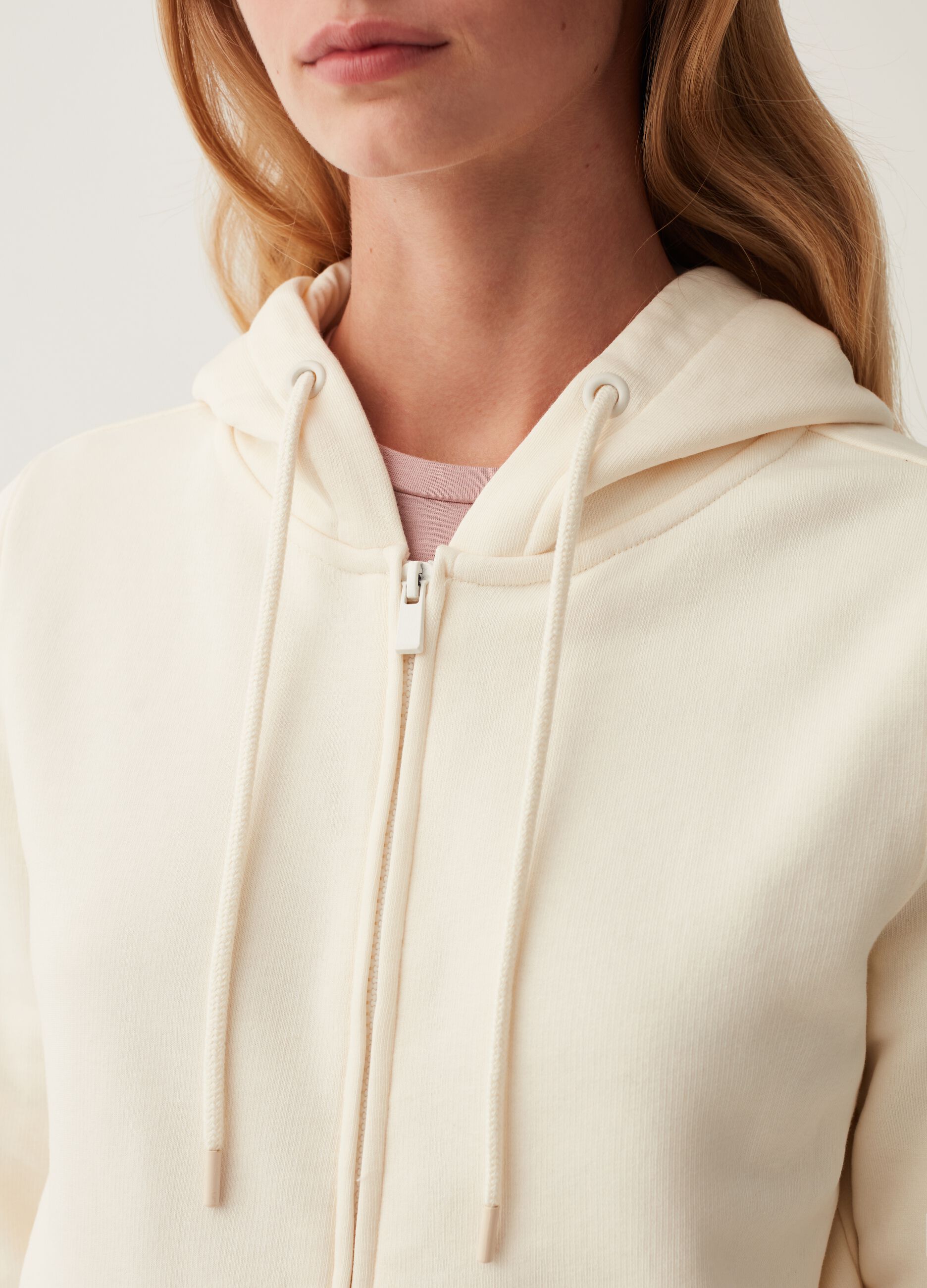 Full-zip in French Terry con cappuccio_3