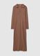 Stretchy Brown Maternity Dress_4