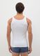 Men's White Cotton Vests Twin Pack_2
