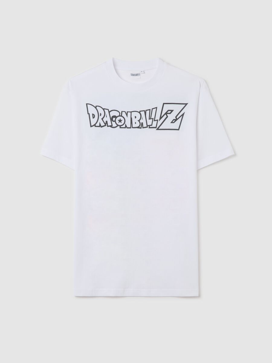 White T-shirt with Goku Super Sayan print_4