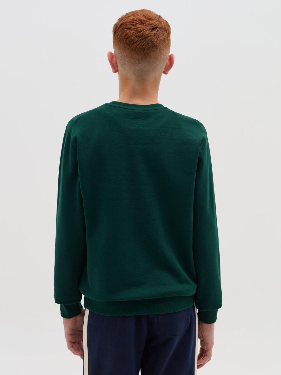 French terry sweatshirt with "NYC University” print_2
