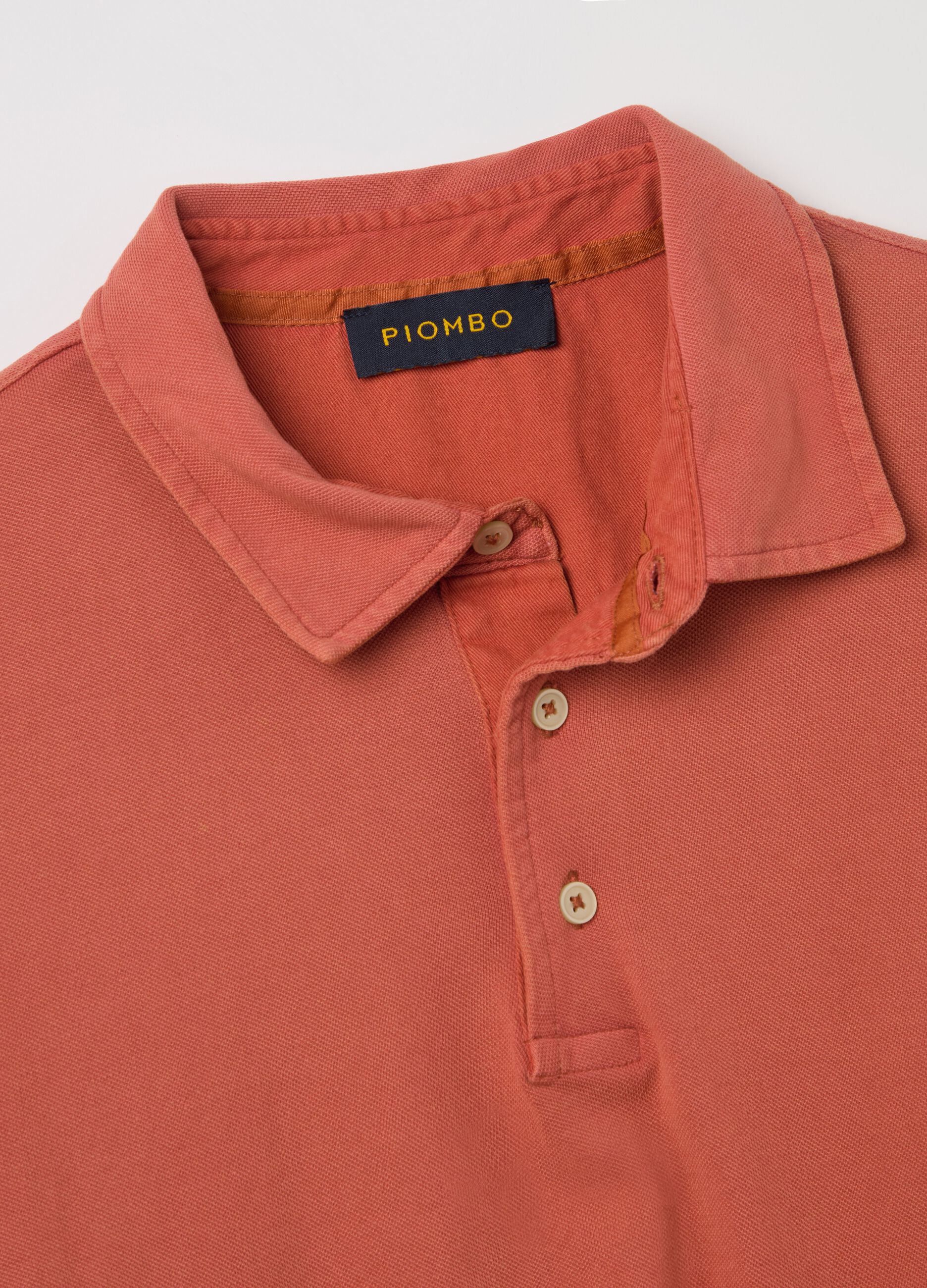 Cotton pique polo shirt