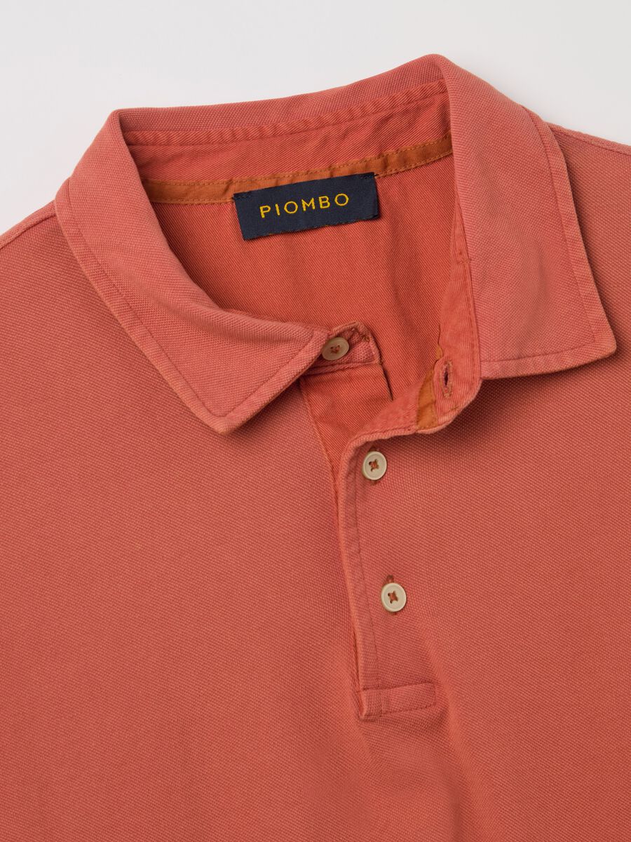 Cotton pique polo shirt_5