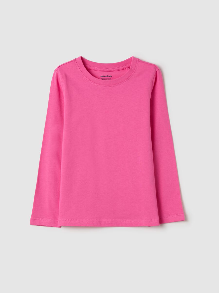 Long-sleeved T-shirt in organic cotton_0