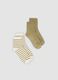 2-pack multicolour socks in organic cotton blend_0