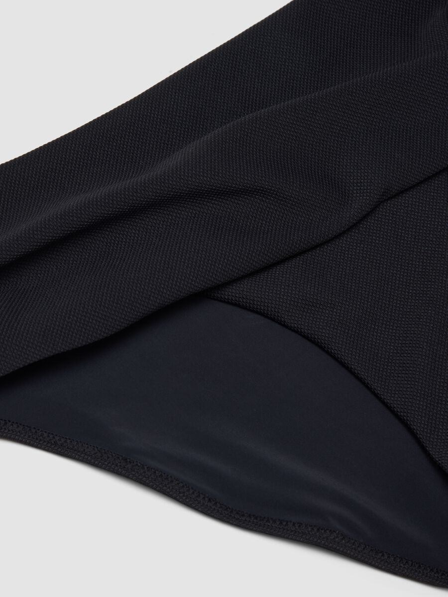 Slip da mare in tessuto elasticizzato nero_5