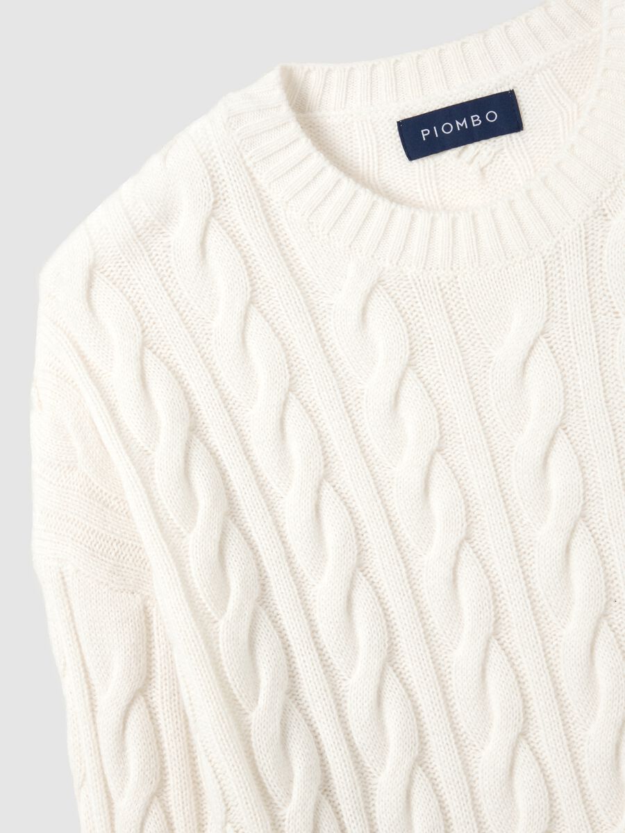 White Wool Blend Sweater_5