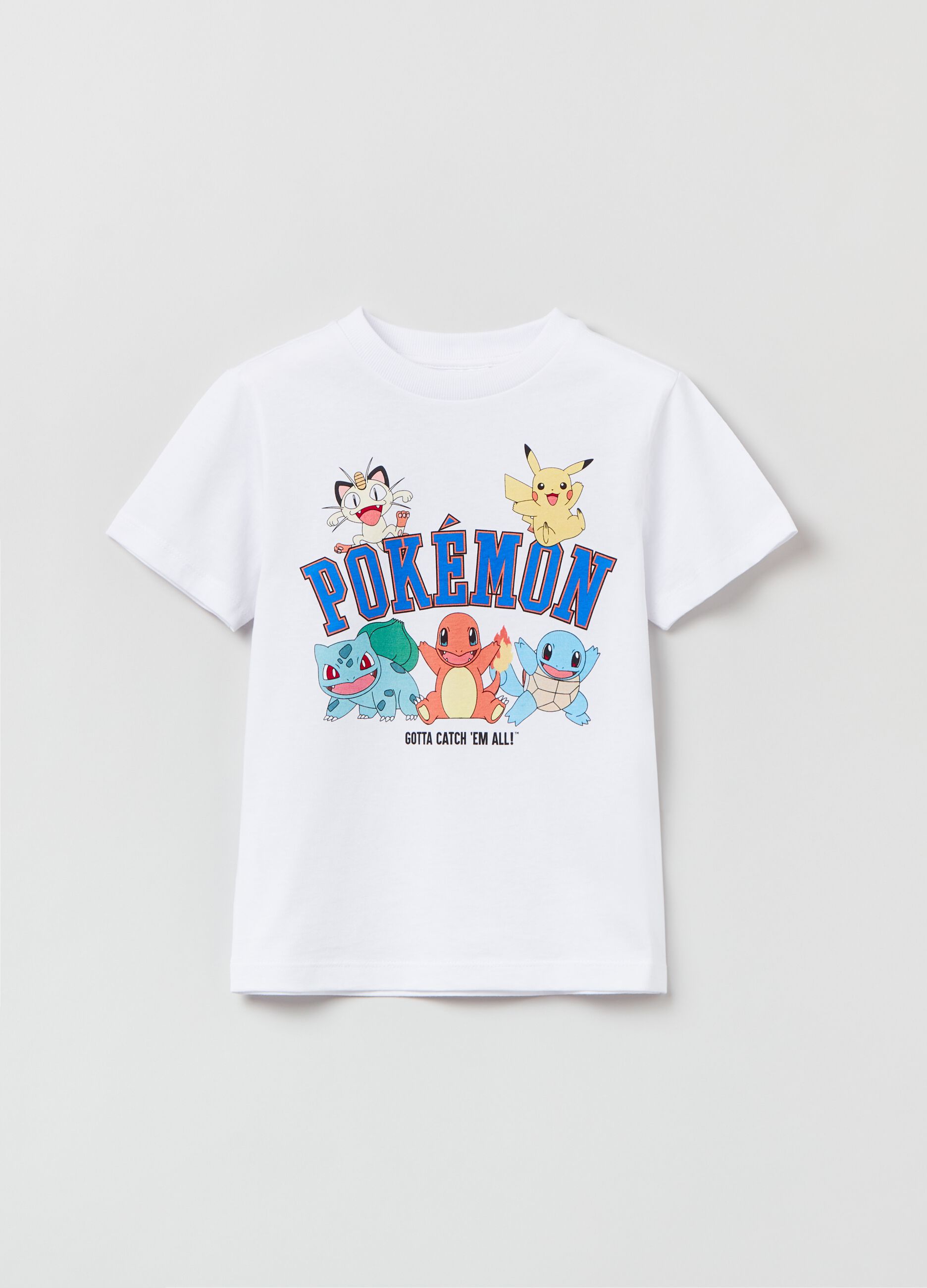 T-shirt with Pokémon print