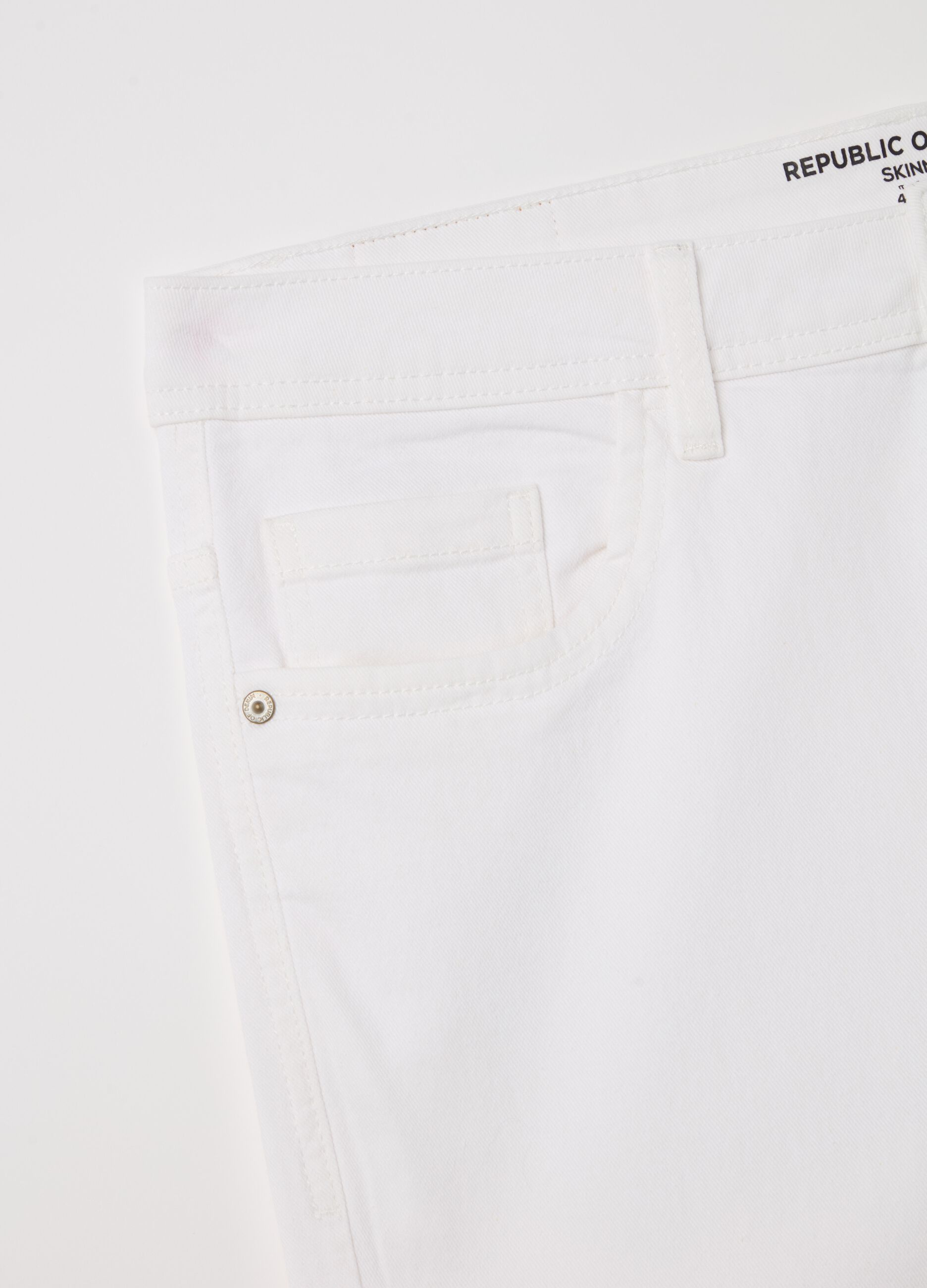 Plain skinny fit jeans