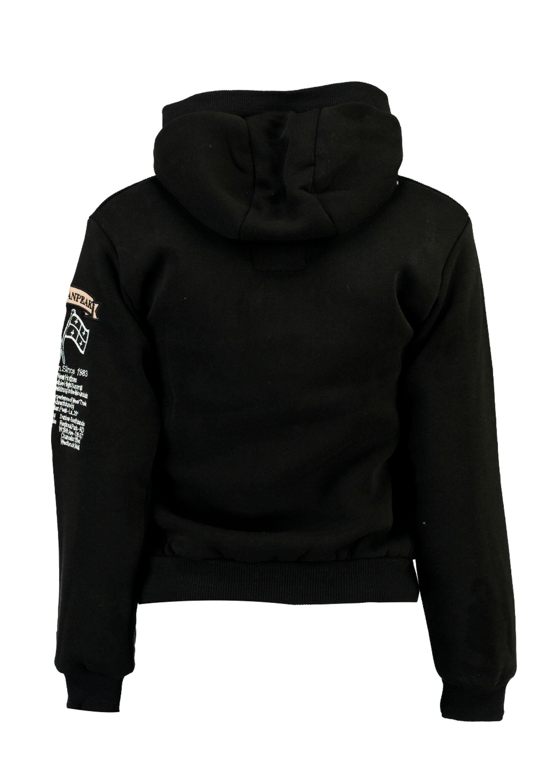 Top with hood and Canadian Peak patch