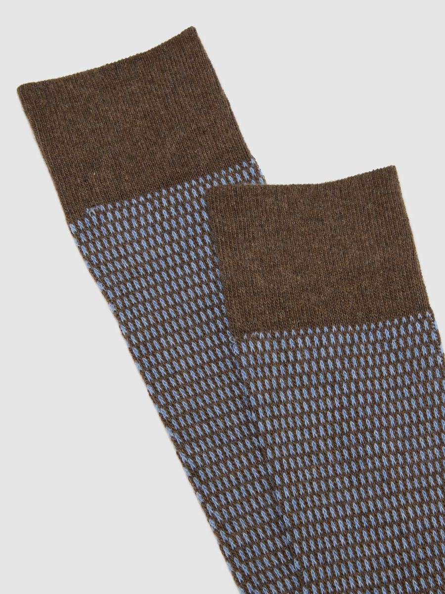 Elasticated multicolour cotton knee-high socks_2