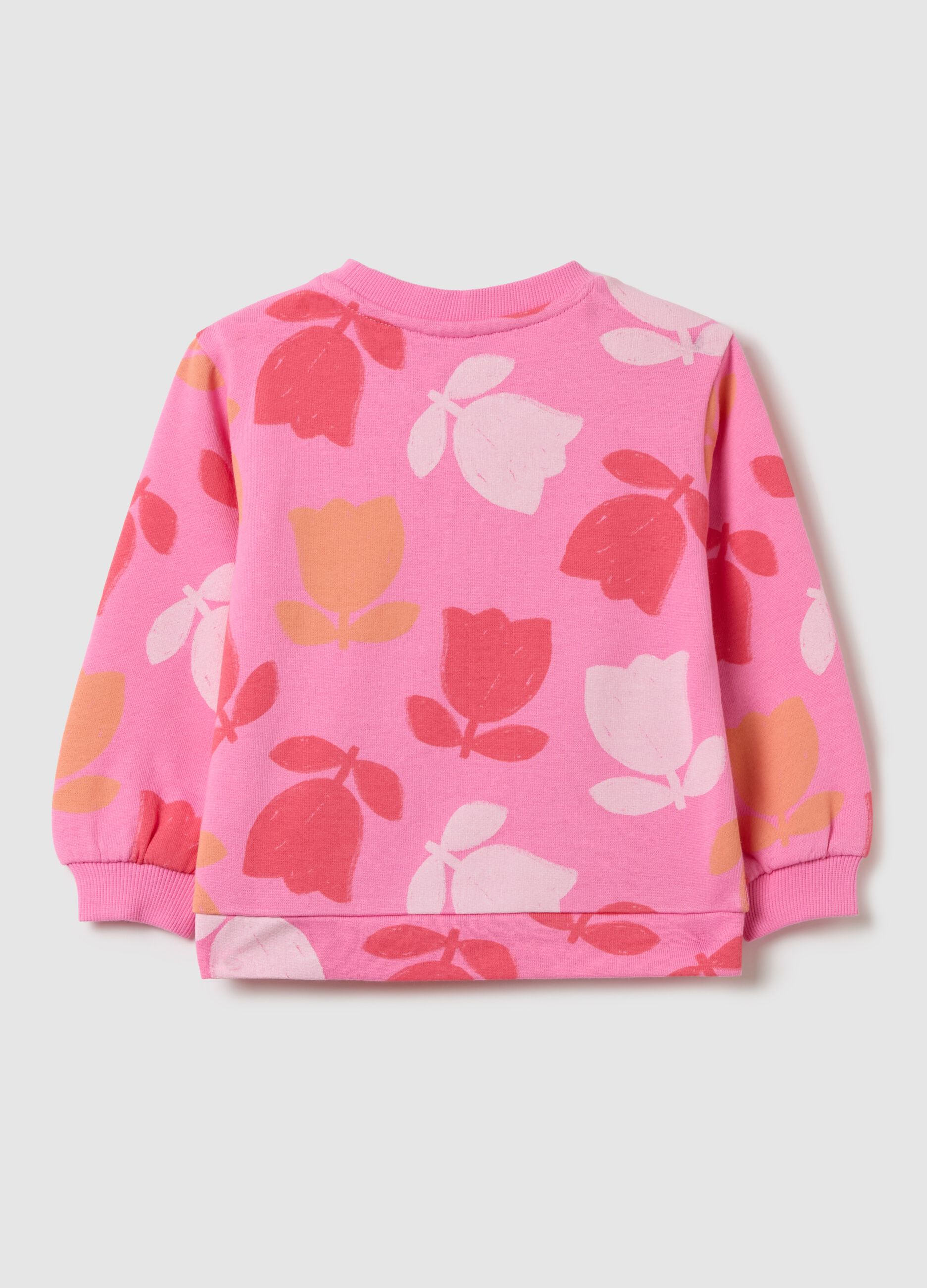 French terry sweatshirt with print