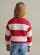 Striped pullover with openwork weave_2