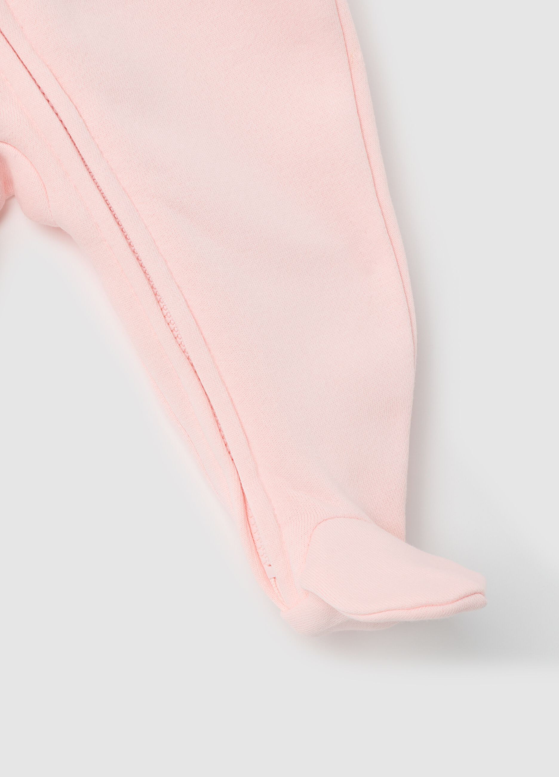Onesie with feet and hood