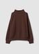 Brown stretch modal crew-neck sweatshirt ALTAVIA STUDIO_5