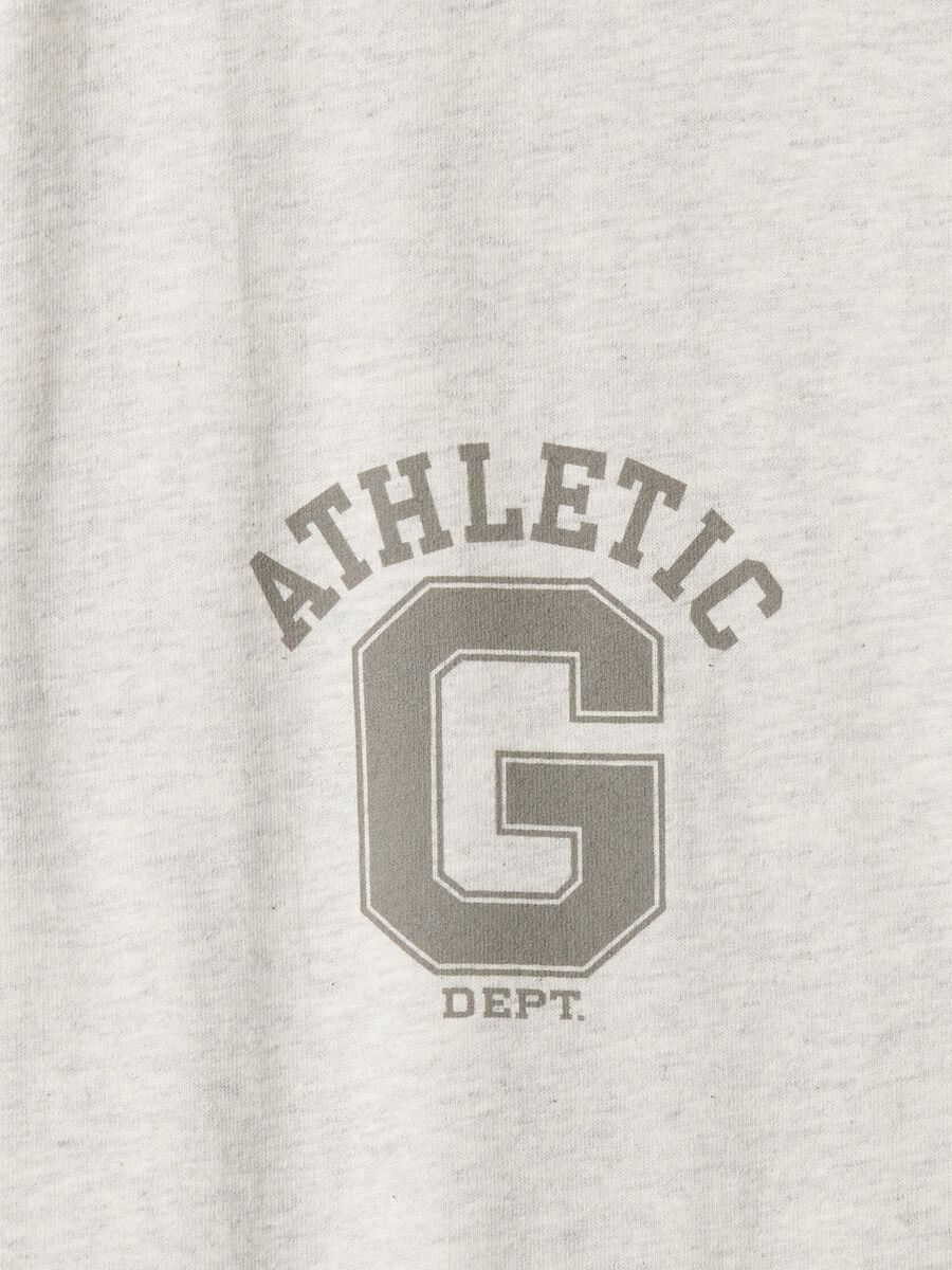T-shirt in cotone con stampa logo_4