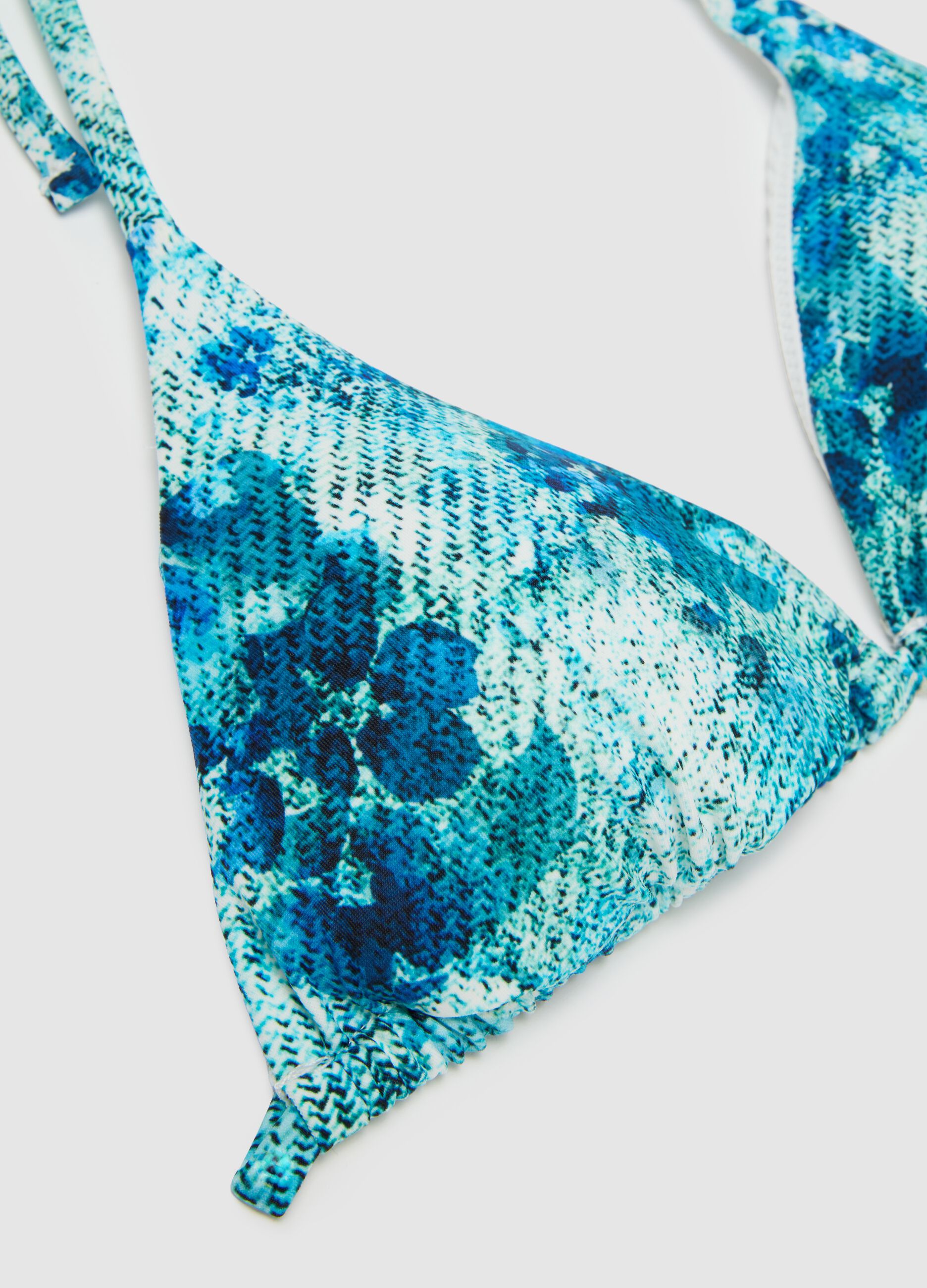 Women's Multicolour Stretch Blend Bikini