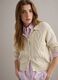 Beige pure cotton regular fit cardigan_0