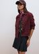 Giacca rossa in vera pelle regular fit_0