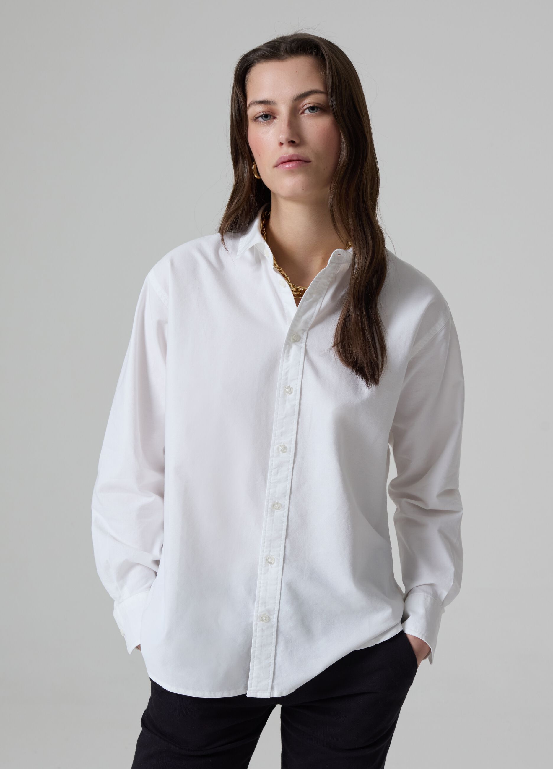Camicia in cotone oxford
