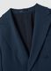 Blue Stretch Fabric Slim Fit Blazer_6