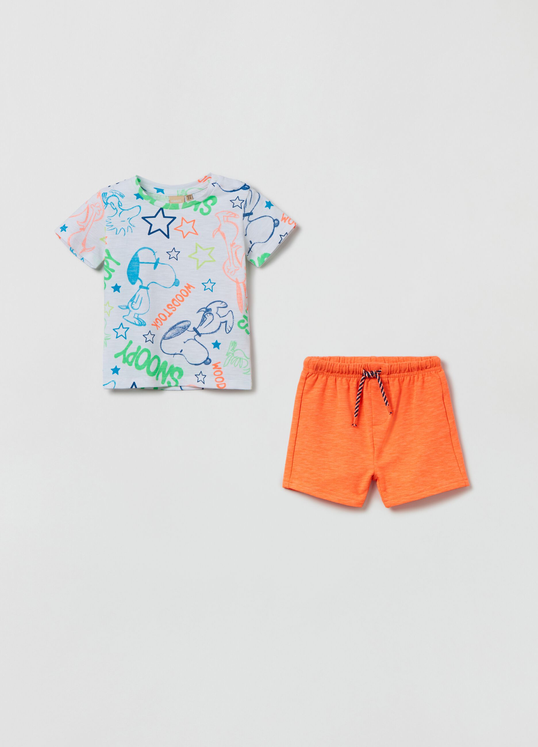 Jogging set in cotone con stampa Peanuts_0