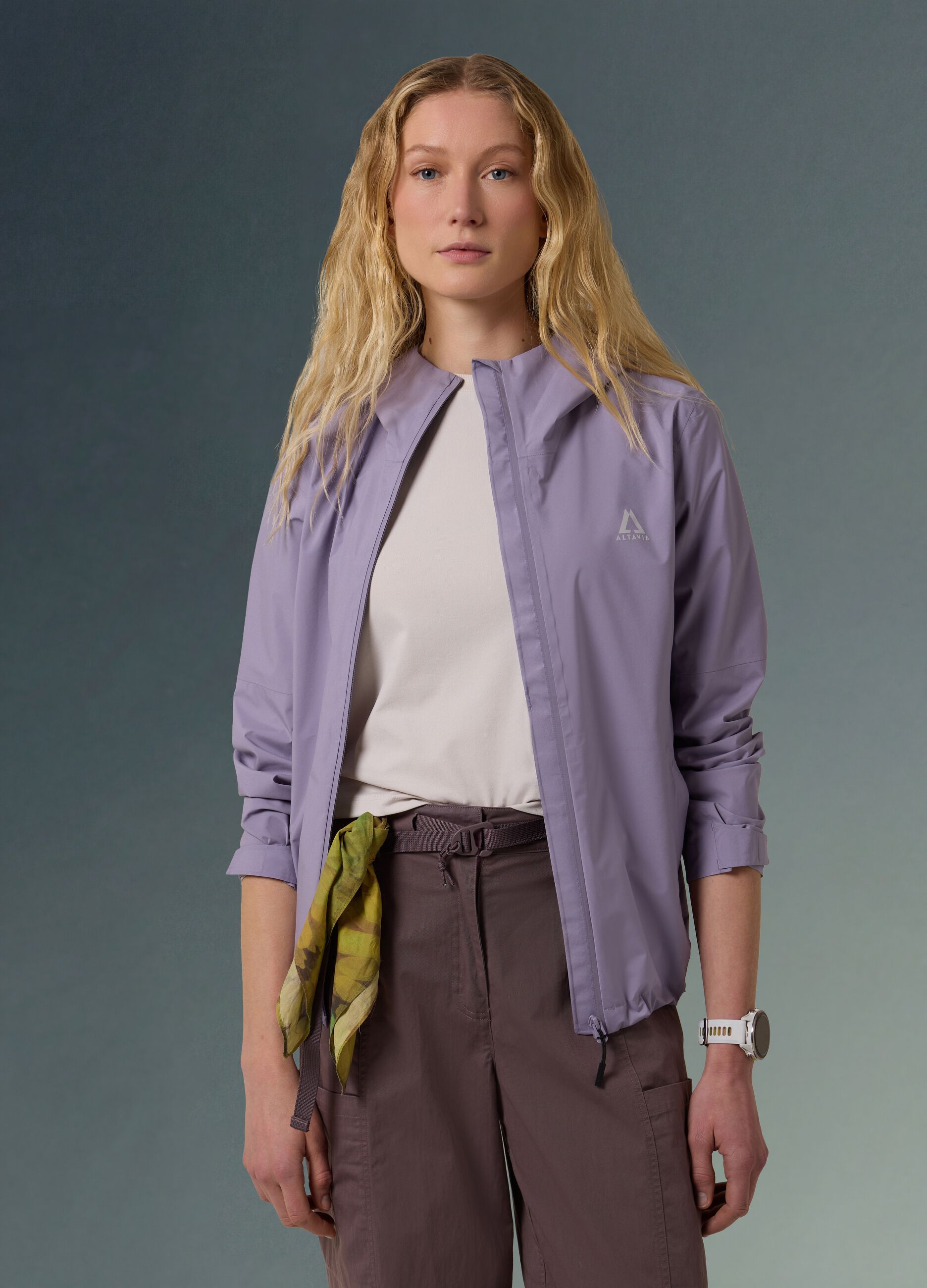 Giacca guscio antipioggia ALTAVIA WITH DEBORAH COMPAGNONI