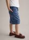 Shorts cargo in denim blu di puro cotone da bambino baggy fit_2