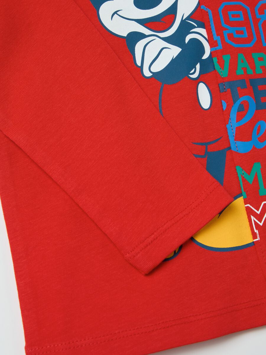 Long-sleeved T-shirt with Mickey Mouse print_2
