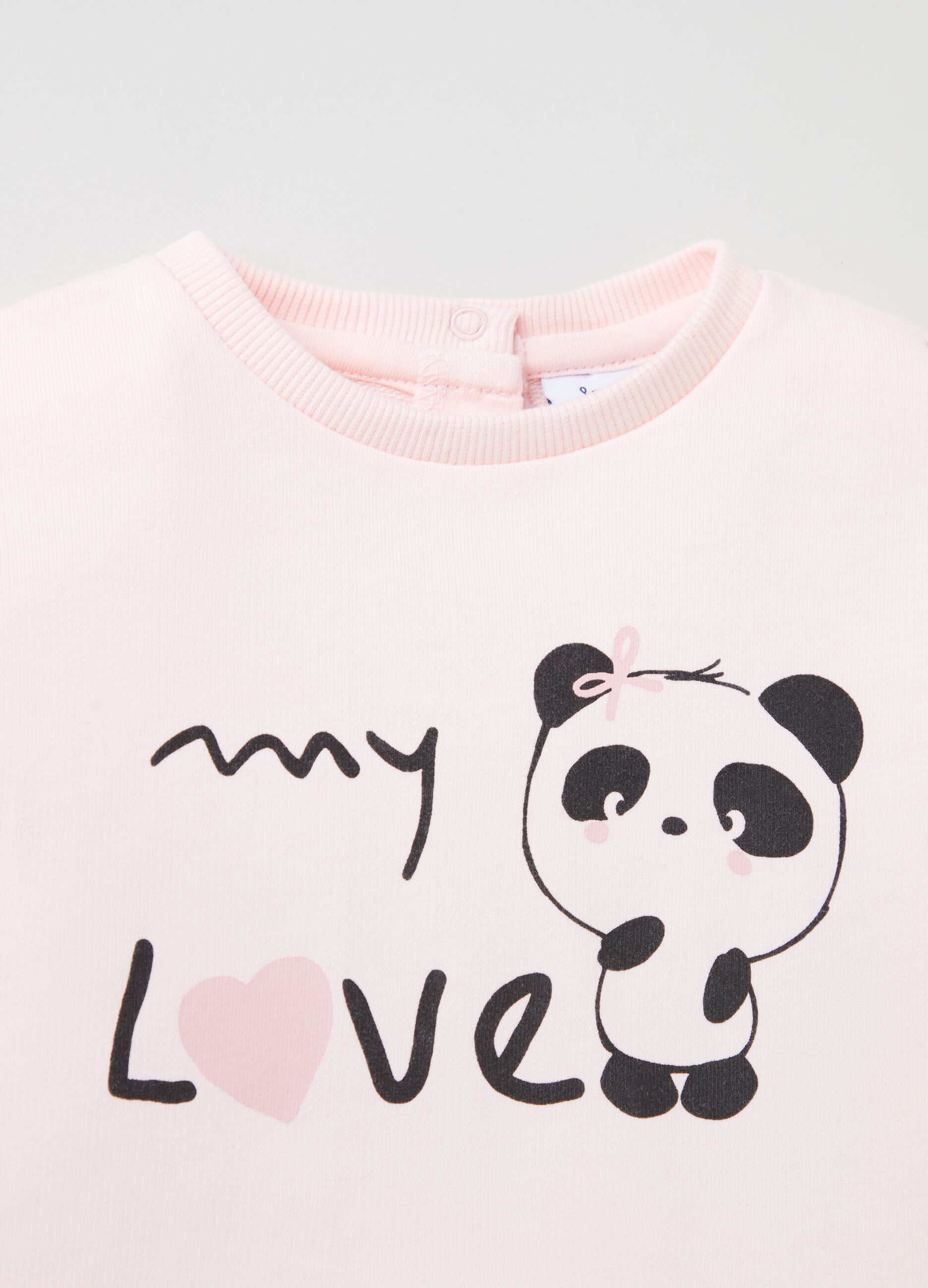 Set t-shirt con stampa e pantaloni_2