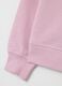 Girl's pink pure cotton sweatshirt with rhinestones_3