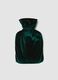 Green and pink hot water bottle with decorative embroidery_1