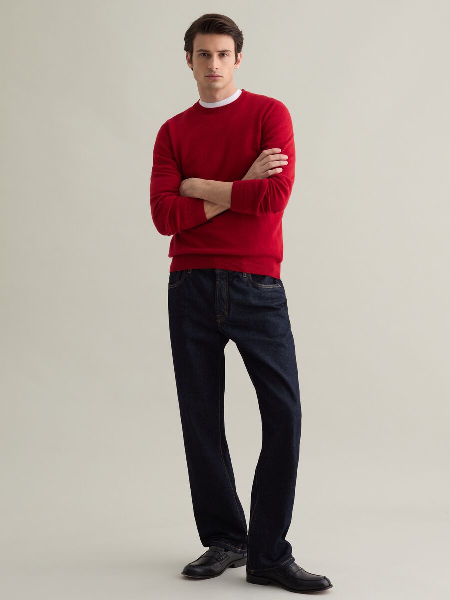 Lambswool crew-neck pullover_1
