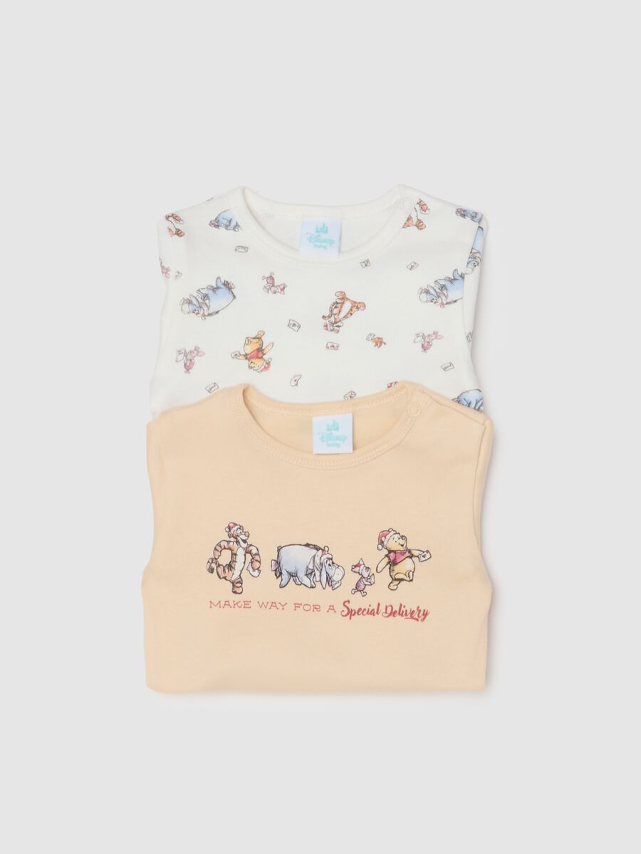Baby bodysuit twin pack in multicoloured pure cotton_3