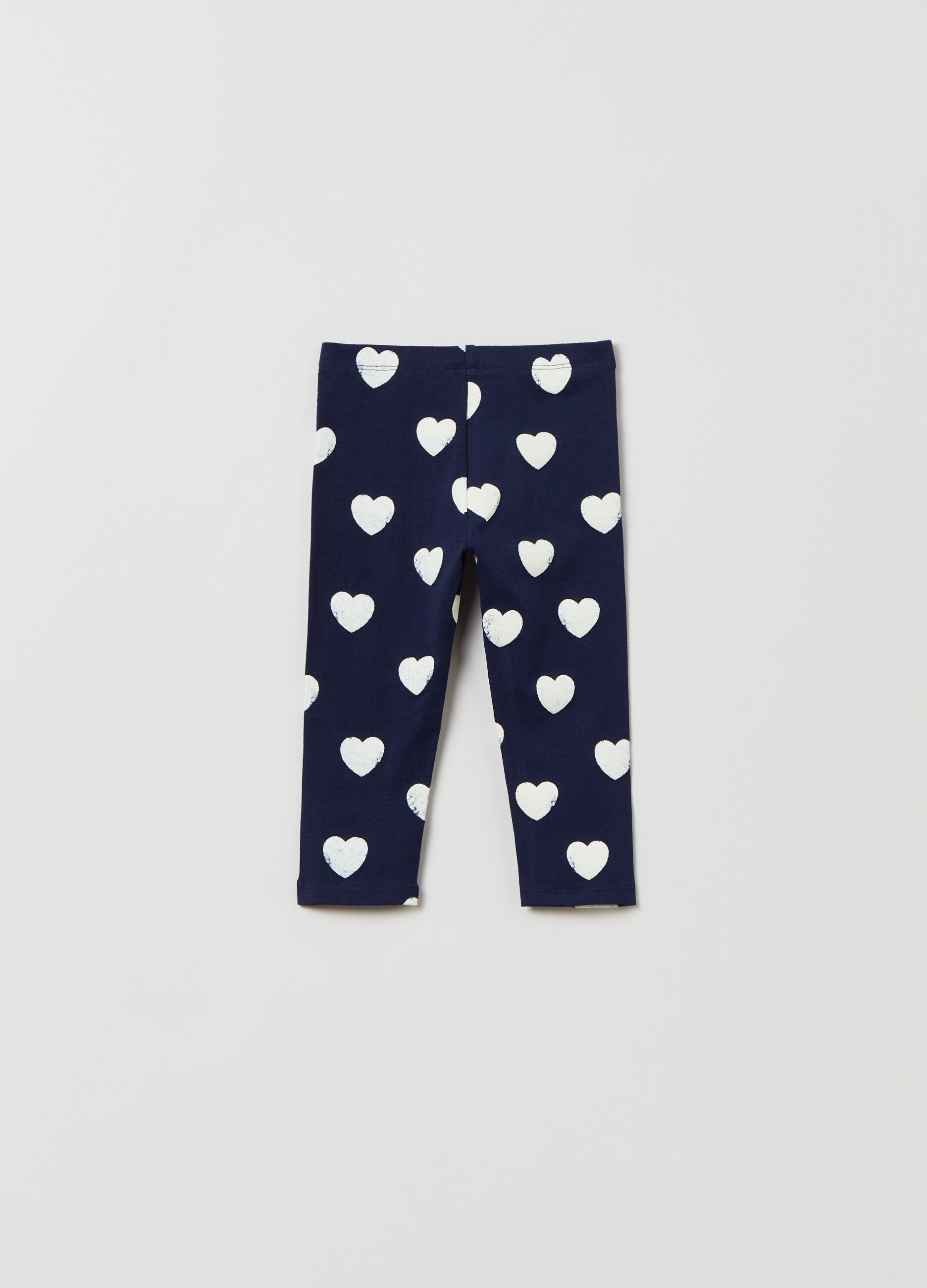 Leggings con stampa cuori_1