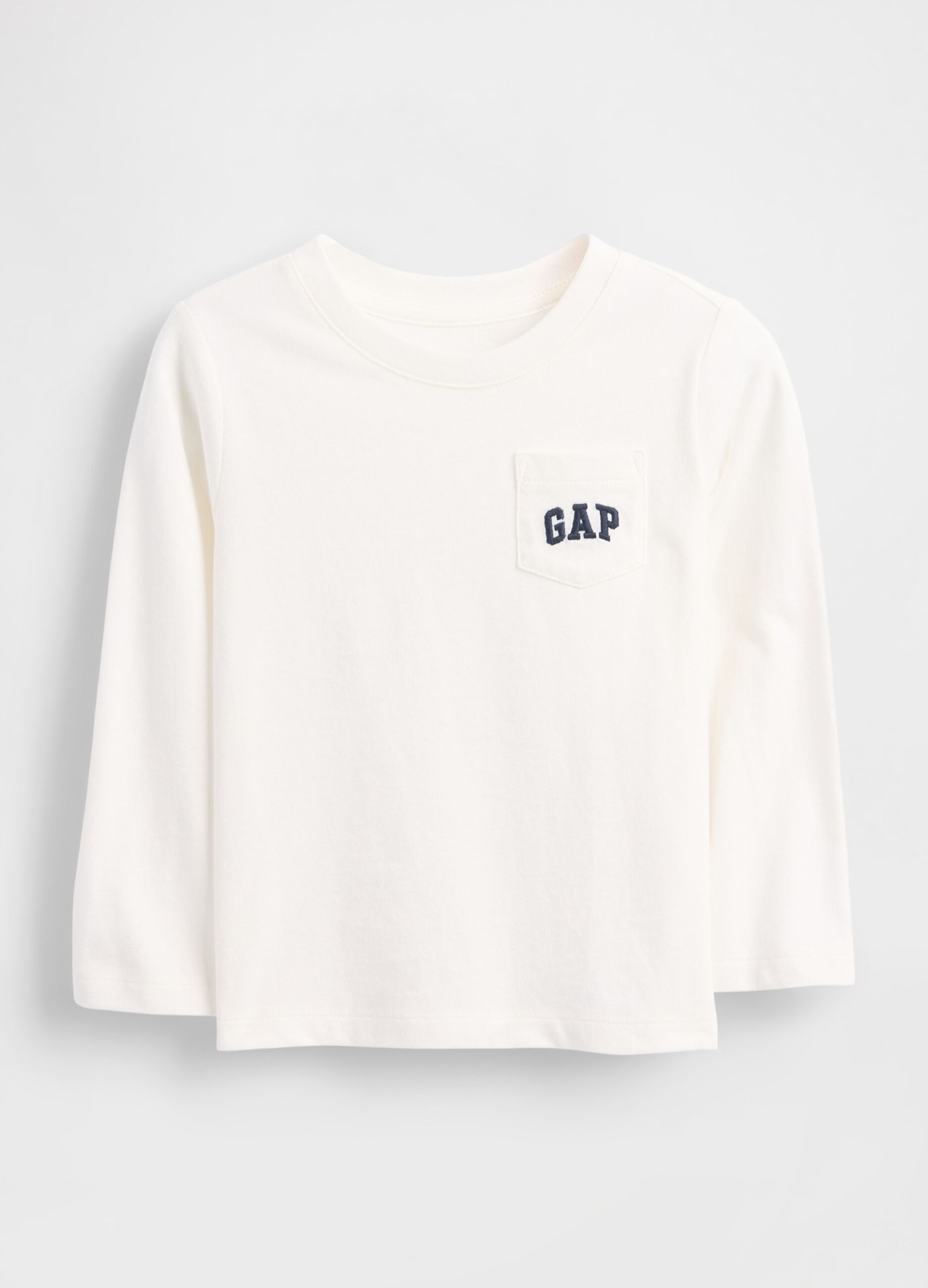 White long-sleeved T-shirt