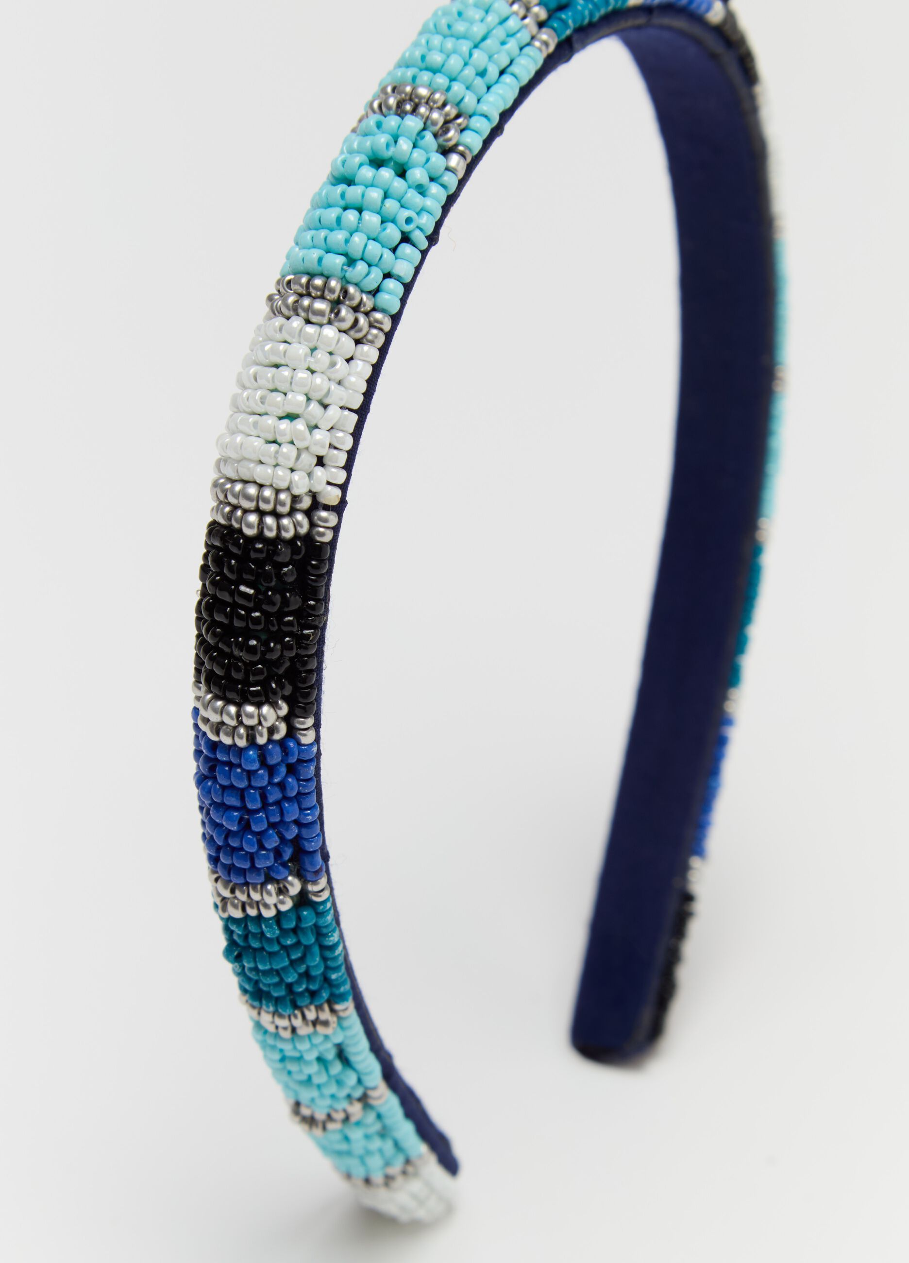 Alice band with beads
