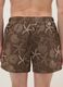 Brown swim shorts with seashell and starfish print_2