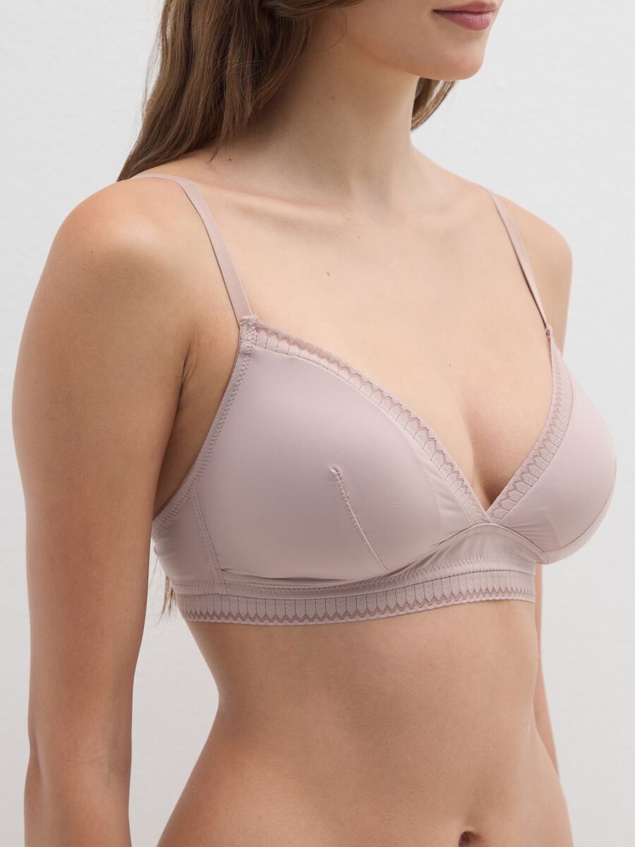 Beige triangle bra with mesh inserts_3