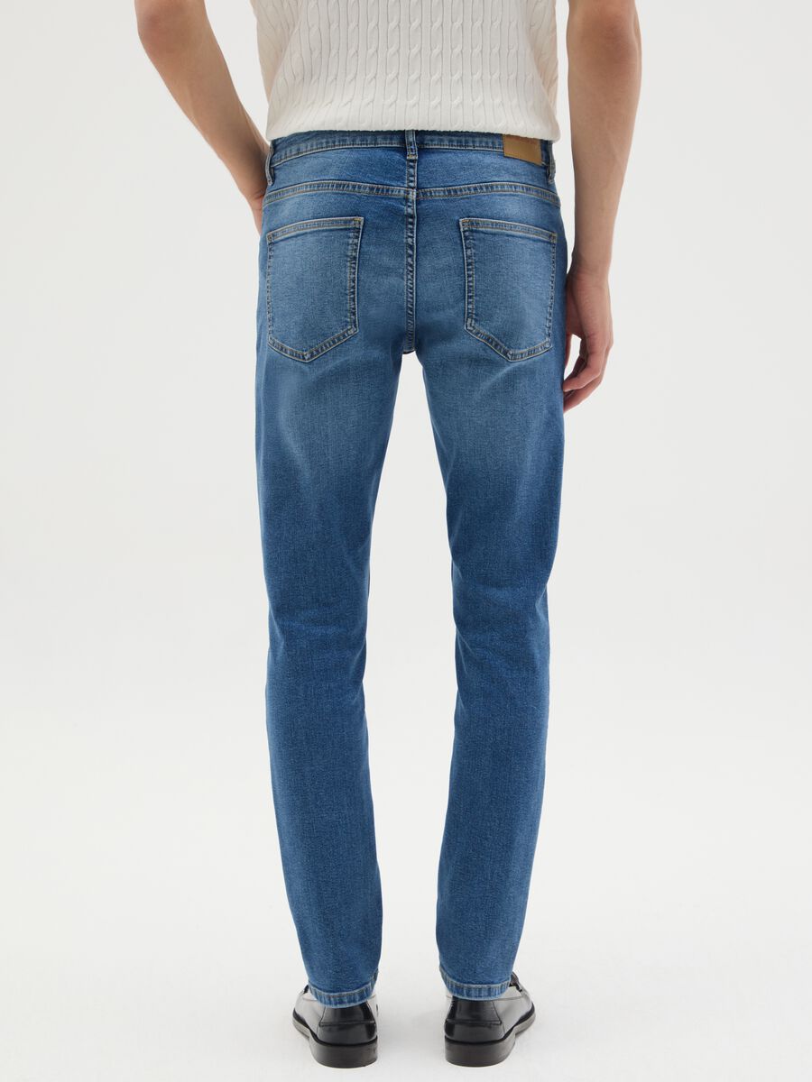 Blue Denim Skinny Fit Jeans_3