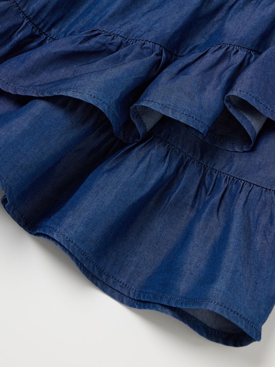 Skirt in Lyocell with flounces_2