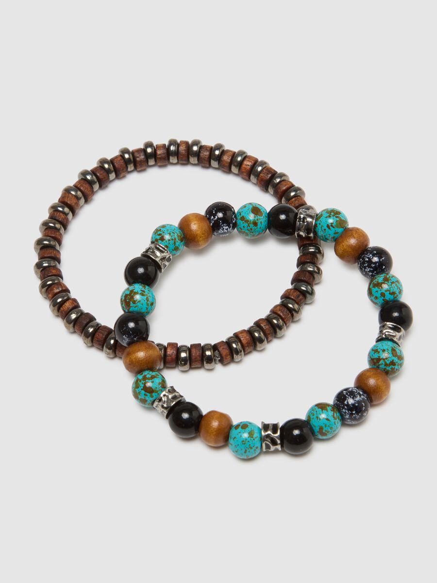 Bipack bracciali in vetro multicolor_2